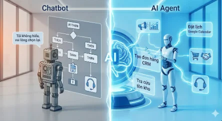 So sánh AI Agent và Chatbot AI: Tại sao doanh nghiệp cần nâng cấp?