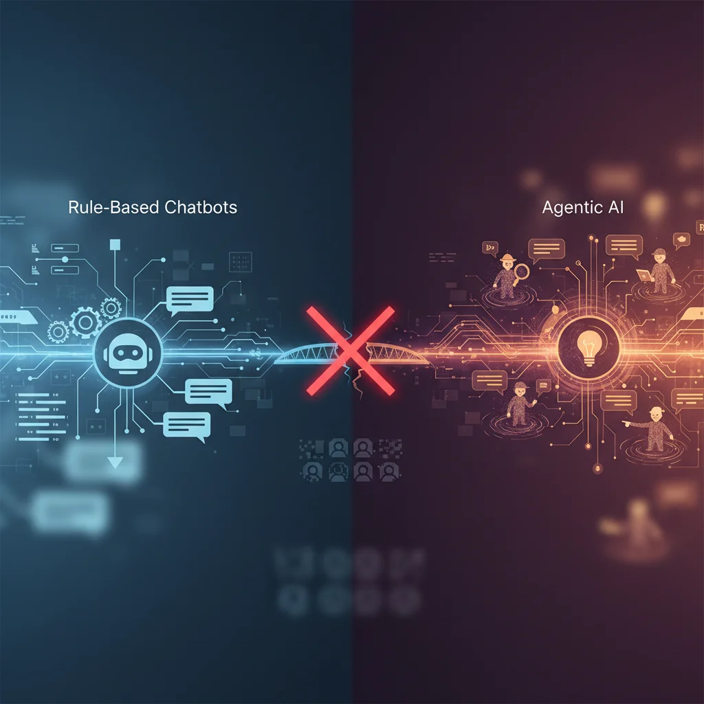 Những lỗi thường gặp khi sử dụng chatbot (Trí tuệ nhân tạo dựa trên quy tắc so với trí tuệ nhân tạo tác nhân)