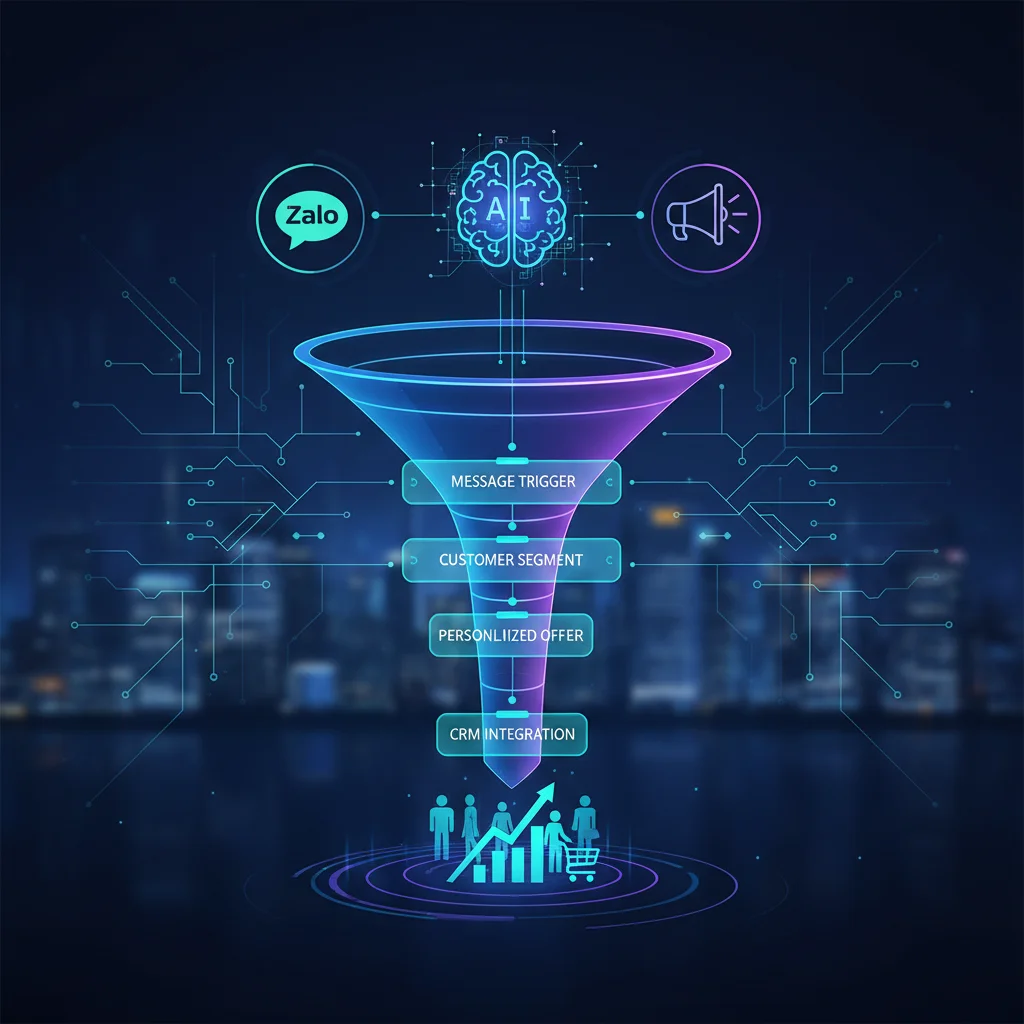 Cách xây dựng quy trình bán hàng tự động trên Zalo OA với AI Agent