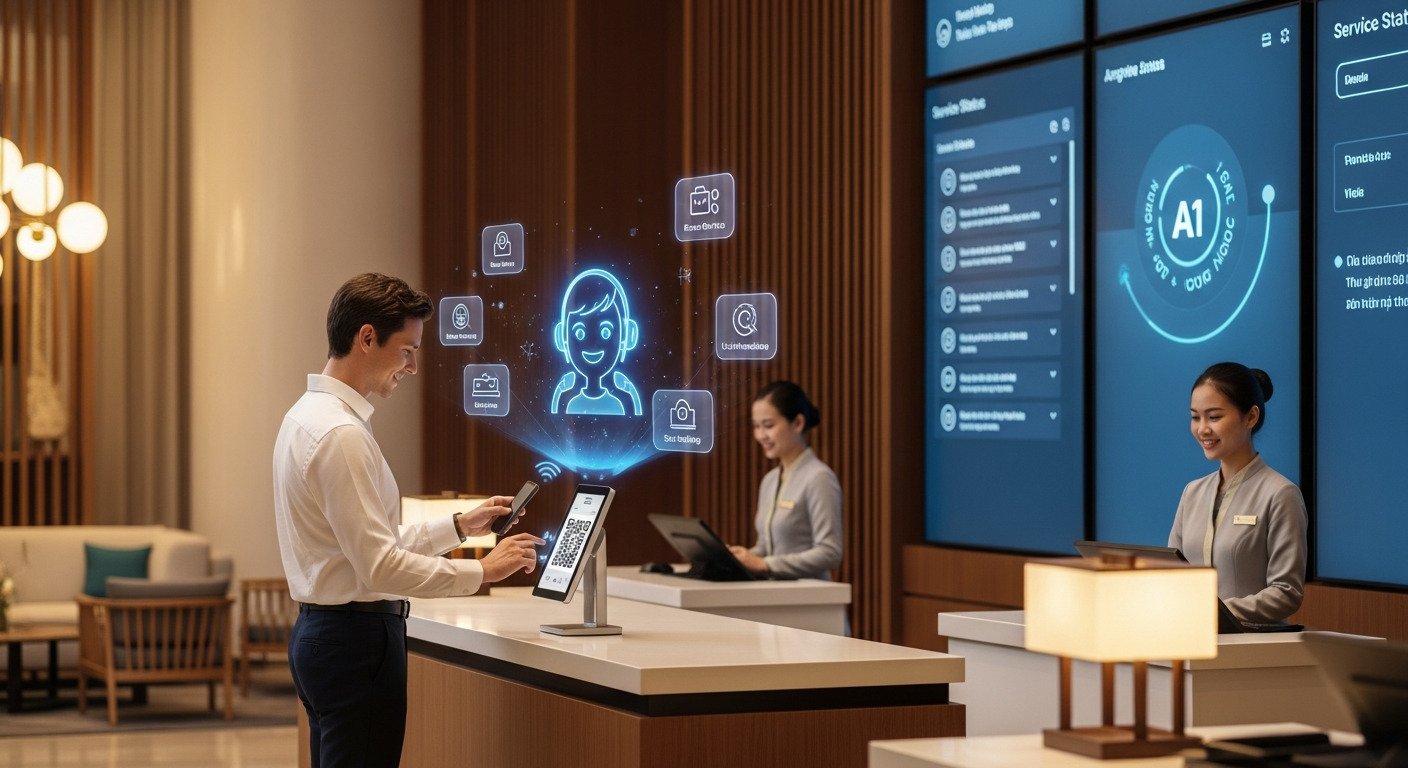 Ảnh minh hoạ câu chuyện SmartStay – AI Agent cho Trải nghiệm Khách sạn Thông minh